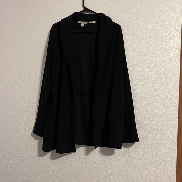 NWOT Dana Buchman Open Front Blazer- Black KOHLS - Picture 2 of 7